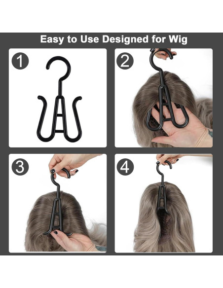 Bolsa de Almacenamiento para Pelucas Jonley 60x30cm - 4 Pcs