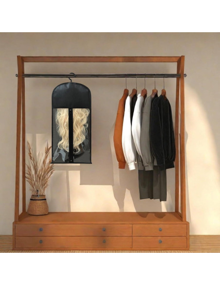 Bolsa de Almacenamiento para Pelucas Jonley 60x30cm - 4 Pcs