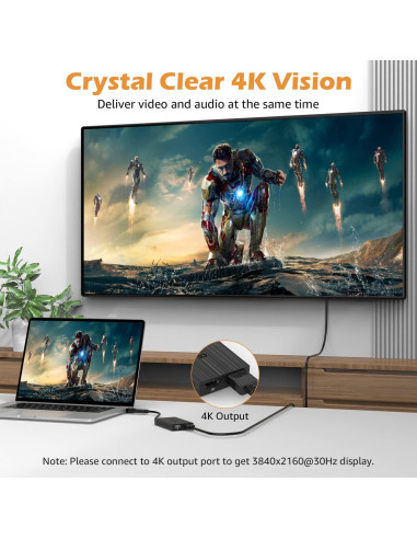 Adaptador WAVLINK USB 3.0 a Doble HDMI 4K y 1080p