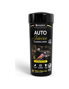 Toallitas de Limpieza para Interiores de Auto Wipex 40Ct