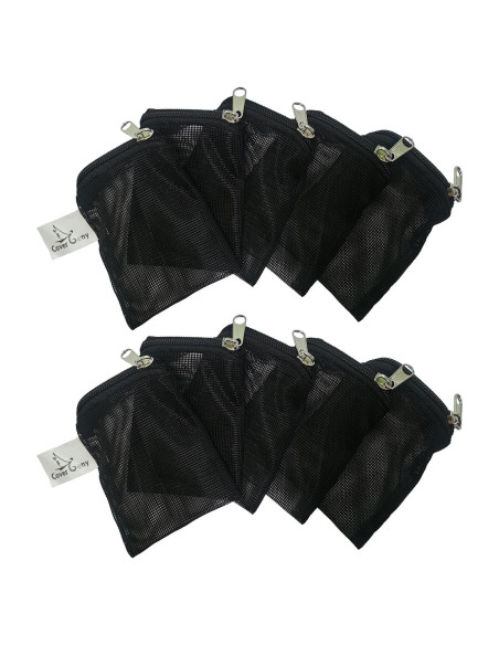 10 Bolsas de Filtro Reutilizables Cover Geny 7.6x10.2 cm para Acuarios