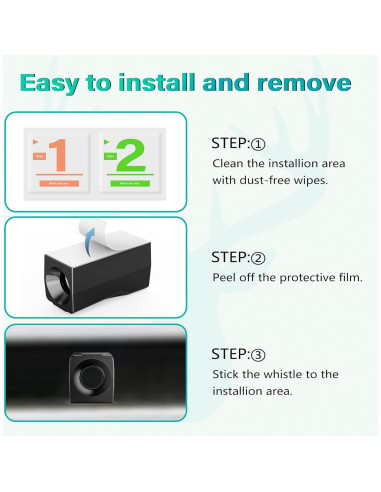 Silbatos de Ciervo Elook para Automóvil - 2 Paquete