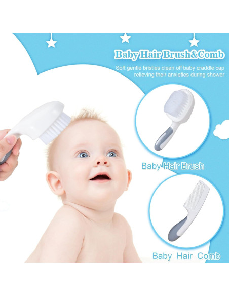 Kit de Cuidado y Aseo para Bebés Little Angel - 8 Piezas Kit de Cuidado y Aseo para Bebés Little Angel - 8 Piezas