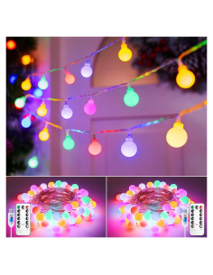 Luces de Cuerda de Globo Pastel Minetom 14m 100 LED USB