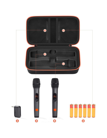 Funda de micrófono inalámbrico JBL PartyBox - Bolsa de viaje