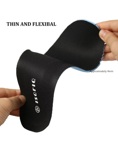 2 Pares de Plantillas para Zapatos ISQFIQ Negros W6/M4