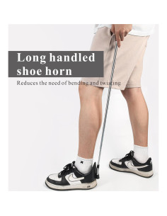 Cuchara para zapatos telescópica YEADMAL 25.4-78.7 cm 2