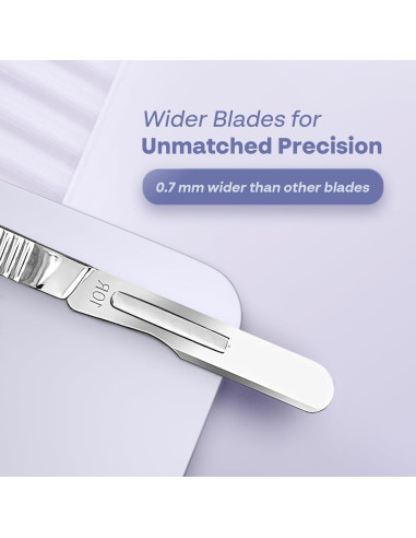 Kit de Dermaplaning MyMed con 10 Cuchillas 10R y Mango