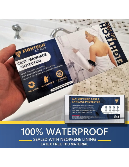 Cubre Ducha FIGHTECH para Línea PICC - 2 Paquetes, Tamaño M