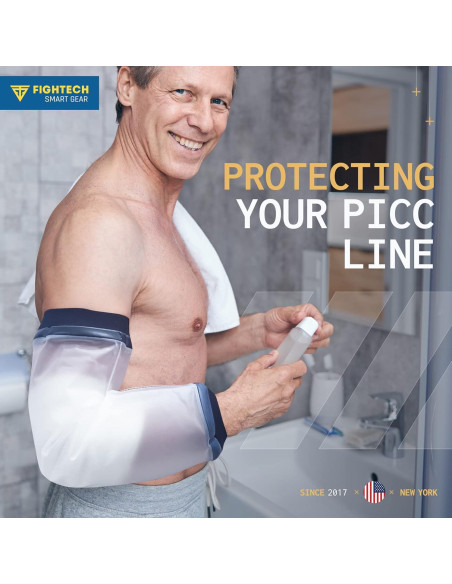 Cubre Ducha FIGHTECH para Línea PICC - 2 Paquetes, Tamaño M