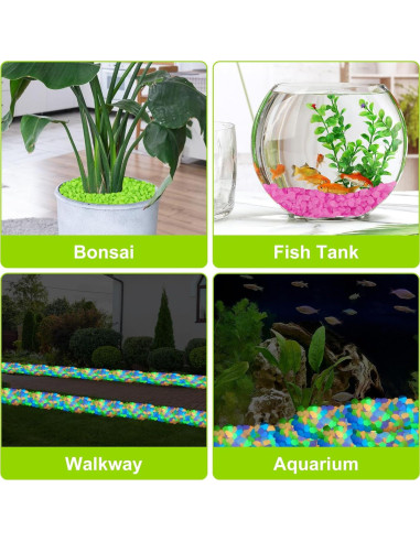 200 Piedras Brillantes en la Oscuridad Dinastía Kaiyuan Azul