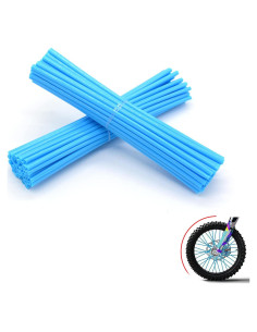Cubiertas de Radios Universales OXLLONE 72 Pcs para Bicicleta 53 cm