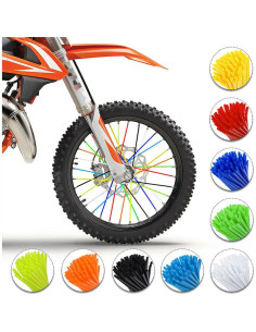 Cubiertas de Radios Universales OXLLONE 72 Pcs para Bicicleta 53 cm 2