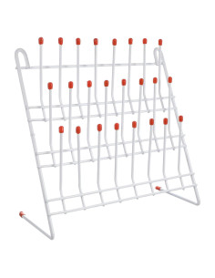 Soporte de Secado de Laboratorio OUNONA para 24 Botellas