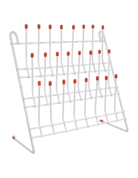 Soporte de Secado de Laboratorio OUNONA para 24 Botellas