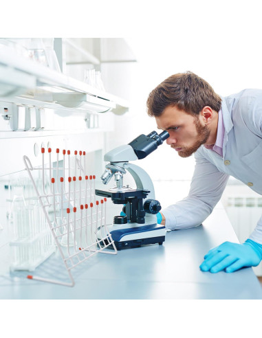 Soporte de Secado de Laboratorio OUNONA para 24 Botellas