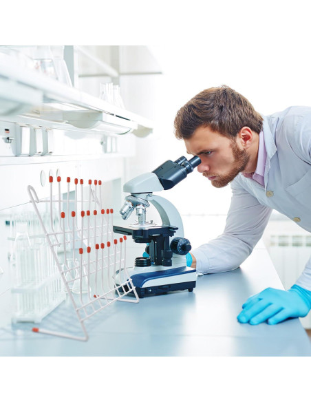 Soporte de Secado de Laboratorio OUNONA para 24 Botellas