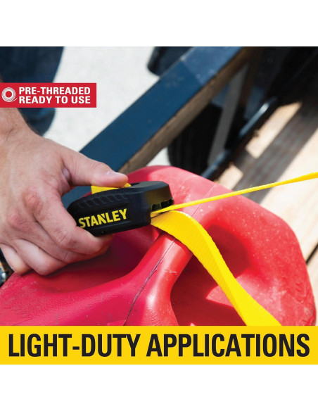Correas de Amarre STANLEY S2001 1" x 3.05m 400kg Carga 2 Piezas