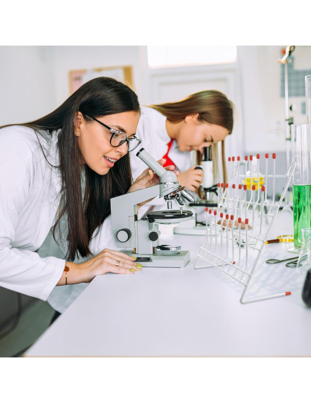 Soporte de Secado de Laboratorio OUNONA para 24 Botellas