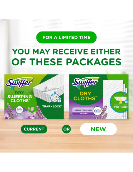 Recarga Paños Secos Swiffer 52ct Lavanda para Limpieza Recarga Paños Secos Swiffer 52ct Lavanda para Limpieza