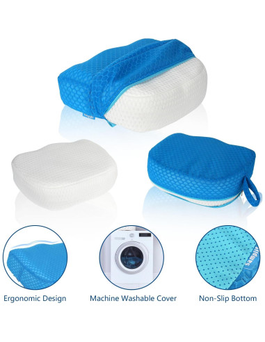 Asiento Aumentador para Jacuzzi Samplife - 12.7 cm Altura, Azul