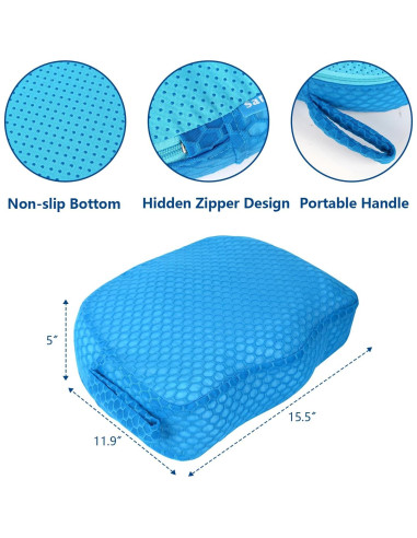 Asiento Aumentador para Jacuzzi Samplife - 12.7 cm Altura, Azul
