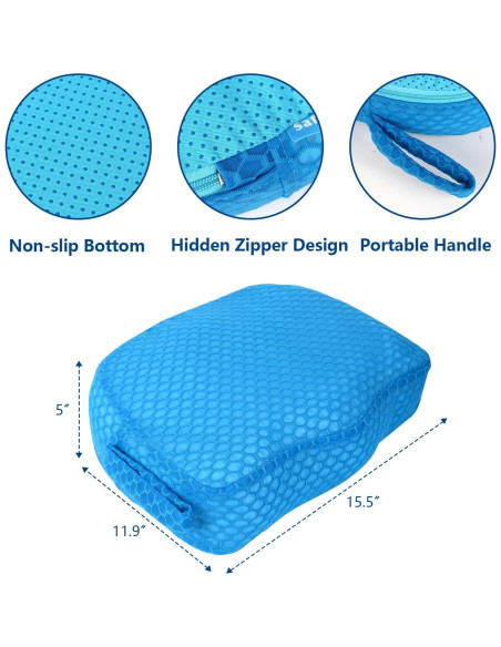 Asiento Aumentador para Jacuzzi Samplife - 12.7 cm Altura, Azul