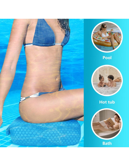 Asiento Aumentador para Jacuzzi Samplife - 12.7 cm Altura, Azul