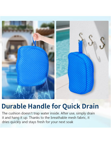 Asiento Aumentador para Jacuzzi Samplife - 12.7 cm Altura, Azul