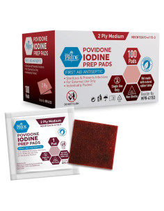 Toallitas Antiséticas Med Pride 10% Povidona Yodada - 100 Unidades