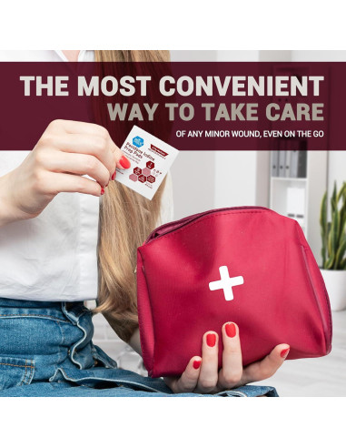 Toallitas Antiséticas Med Pride 10% Povidona Yodada - 100 Unidades