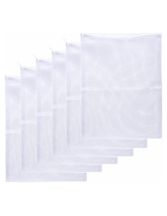 Bolsas de Filtro Reutilizables JIHAQUA para Acuario 19x30 cm - 6 Pzas