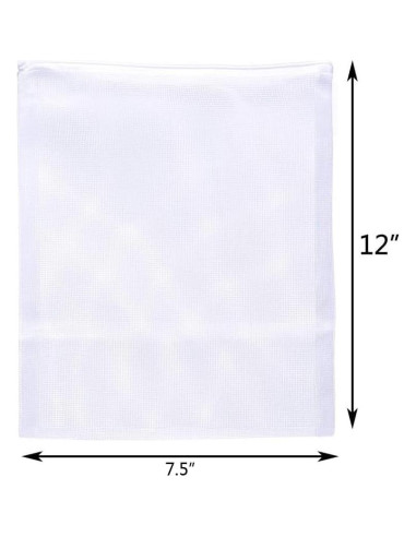 Bolsas de Filtro Reutilizables JIHAQUA para Acuario 19x30 cm - 6 Pzas