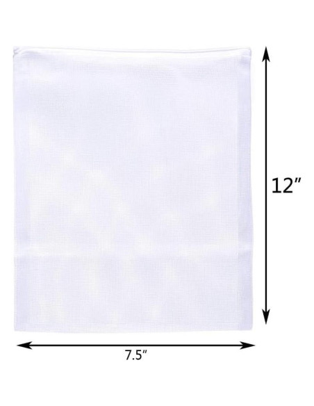 Bolsas de Filtro Reutilizables JIHAQUA para Acuario 19x30 cm - 6 Pzas