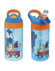 Set de 2 Botellas de Agua Zak Bluey 517 ml con Pajilla