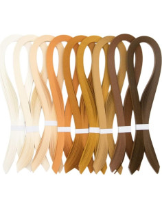 Tiras de Papel Quilling ODETOJOY 10mm 120pcs Colores Vivos 2