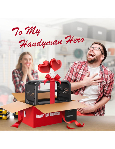 Organizador de Herramientas de Pared Spampur con Estación de Carga Organizador de Herramientas de Pared Spampur con Estación de Carga