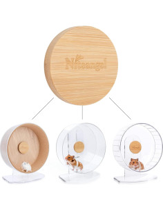 Accesorios para Rueda de Hámster Niteangel - Cubierta de Bambú 2