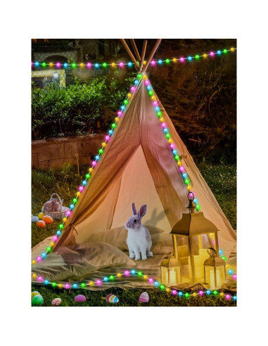 Luces de Cuerda Inteligentes Echosari 10M RGB Control App