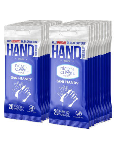 Toallitas Húmedas Antibacteriales Nice 'N Clean 400 Unidades