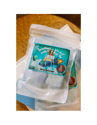 Set de 5 Bombas de Baño Relajantes VITAMINA MAR - Hidratantes