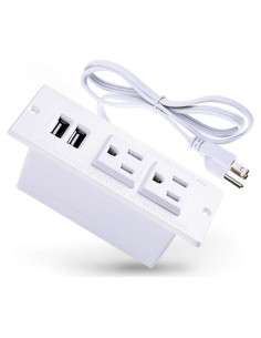 Toma de Corriente Empotrada Maggie BBGS-127 con 2 USB