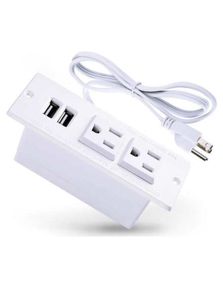 Toma de Corriente Empotrada Maggie BBGS-127 con 2 USB