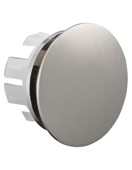 Cubierta de desbordamiento de lavabo Greenspring Níquel Cepillado