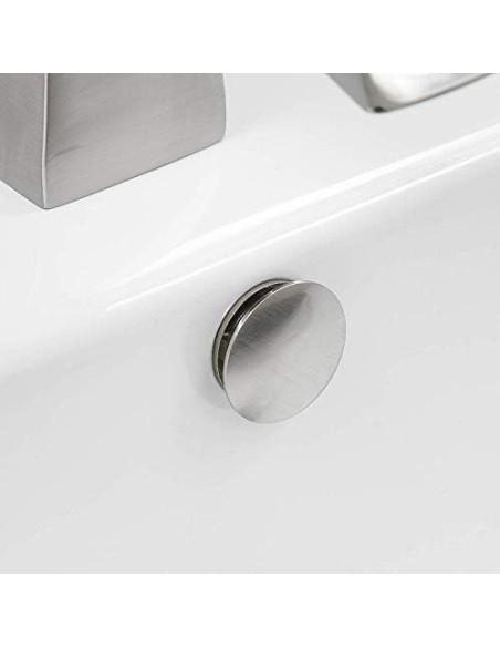 Cubierta de desbordamiento de lavabo Greenspring Níquel Cepillado