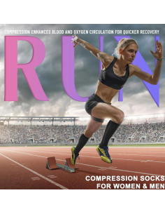 Calcetines de compresión Cerpit con cremallera 15-20 mmHg - 2 pares 2