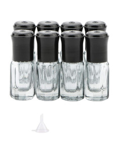 Botellas Roll-on de Vidrio Newzoll 3ml 8 Piezas Anti-UV