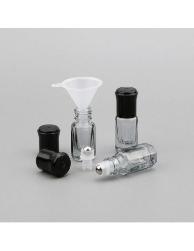 Botellas Roll-on de Vidrio Newzoll 3ml 8 Piezas Anti-UV