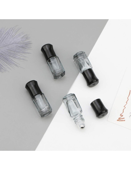 Botellas Roll-on de Vidrio Newzoll 3ml 8 Piezas Anti-UV