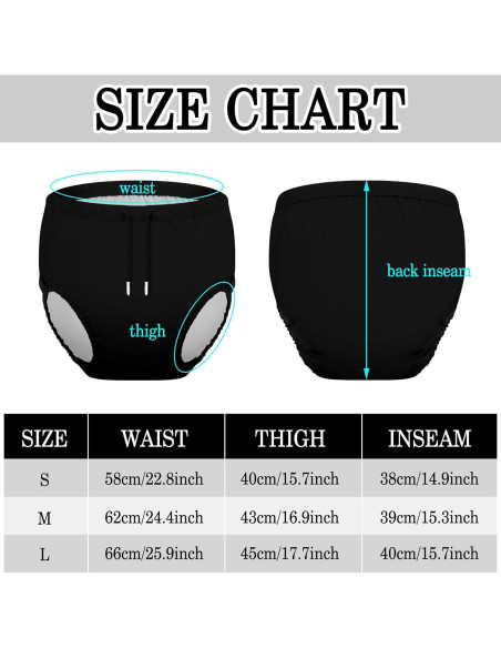 2 Pañales de Natación Reutilizables Glitopper para Adultos S